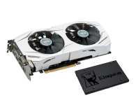 ASUS GeForce GTX 1060 Dual OC 6GB + Kingston 240GB A400 - 443183 - zdjęcie 1